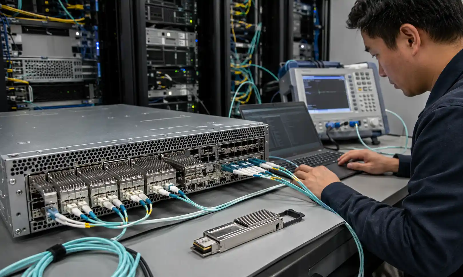 Enterprise evaluation of 1.6T optical transceivers in an AI data center Enterprise evaluation of 1.6T optical transceivers in an AI data center